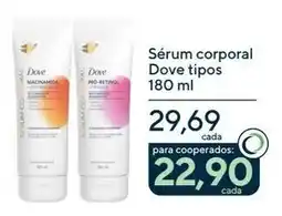 Drogaria Coop Sérum corporal Dove tipos oferta