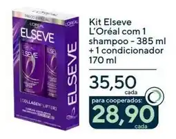 Drogaria Coop Kit Elseve L'Oréal oferta
