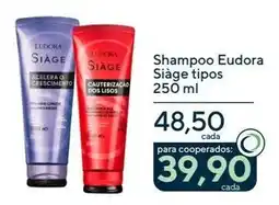 Drogaria Coop Shampoo Eudora Siage tipos oferta