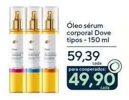 Drogaria Coop Óleo sérum corporal dove tipos oferta