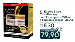Drogaria Coop Kit Eudora Siage Cica-Therapy oferta