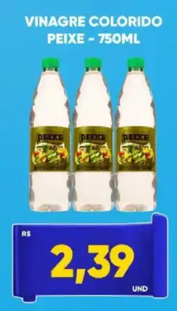Tatico vinagre colorido peixe oferta