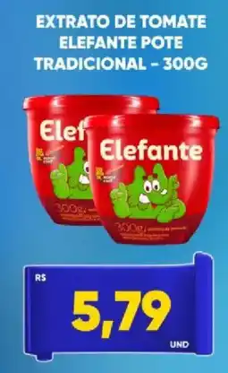 Tatico Extrato de tomate elefante pote tradicional oferta