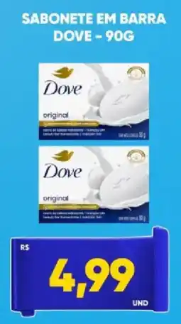 Tatico Sabonete em barra dove - 90g oferta