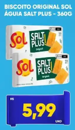 Tatico Biscoito original sol águia salt plus oferta