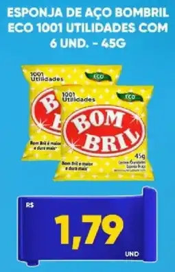 Tatico esponja de aço bombril eco oferta