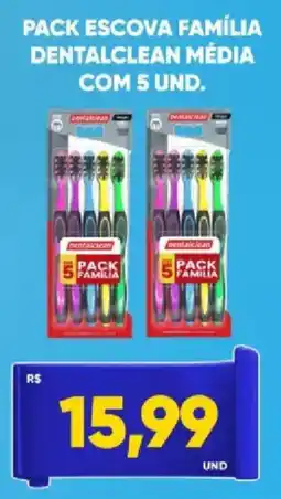 Tatico Pack escova família dentalclean média oferta