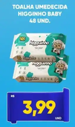 Tatico toalha umedecida higginho baby oferta