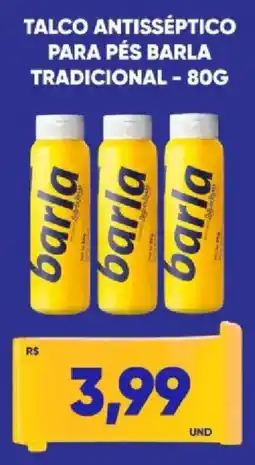 Tatico Talco antisséptico para pés barla tradicional oferta