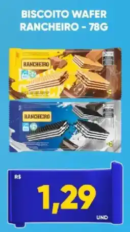 Tatico Biscoito wafer rancheiro oferta