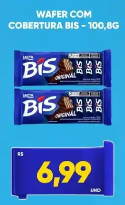 Tatico Wafer com cobertura bis oferta