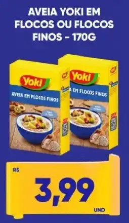 Tatico aveia yoki em flocos ou flocos finos oferta