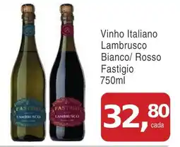 Mineirão Atacarejo Vinho Italiano Lambrusco Bianco/ Rosso Fastigio oferta
