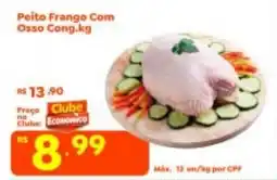 Econômico Atacadão Peito Frango Com Osso Cong.kg oferta