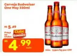 Econômico Atacadão Cerveja Budweiser One Way oferta