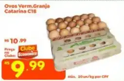 Econômico Atacadão Ovos Verm.Granja Catarina C18 oferta