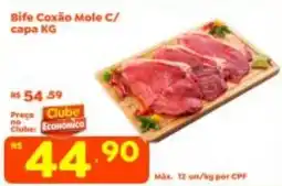 Econômico Atacadão Bife Coxão Mole C/ capa KG oferta