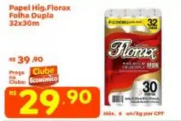 Econômico Atacadão Papel Hig.Florax Folha Dupla oferta