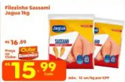 Econômico Atacadão Filezinho sasami oferta