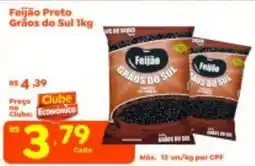 Econômico Atacadão Feijão preto grãos do sul oferta