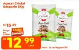 Econômico Atacadão Açucar Cristal Gasparin oferta