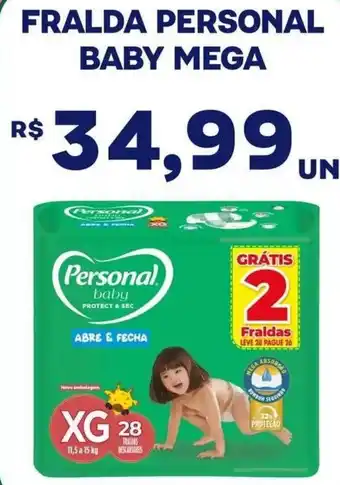 Fralda personal baby mega