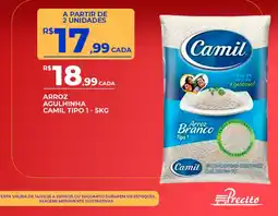 Supermercado Precito Arroz agulhinha camil tipo 1 oferta