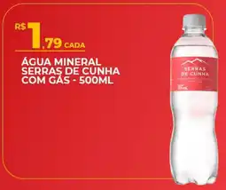 Supermercado Precito Água mineral serras de cunha com gás oferta