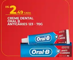 Supermercado Precito Creme dental oral b anticáries 123 oferta