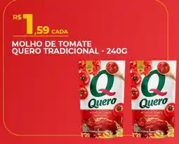 Supermercado Precito molho de tomate quero tradicional oferta