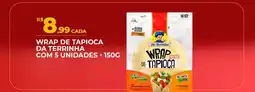 Supermercado Precito wrap de tapioca da terrinha oferta