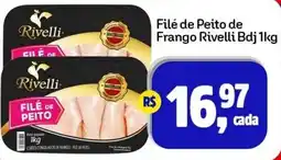 Sj Supermercados Filé de peito de frango rivelli bdj oferta