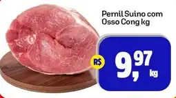 Sj Supermercados Pernil Suino com Osso Cong kg oferta