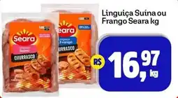 Sj Supermercados Linguiça Suína ou Frango Seara oferta