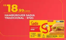 Supermercado Precito Hambúrguer sadia tradicional oferta