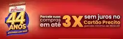 Supermercado Precito Cartão Precito oferta