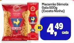 Sj Supermercados Macarrão Sêmola Galo oferta