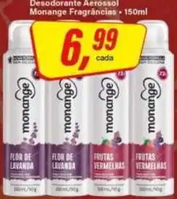 Rede Supermarket Desodorante aerossol monange fragrâncias oferta