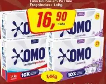 Rede Supermarket Lava Roupas em Pó Omo oferta