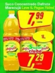 Rede Supermarket Suco Concentrado Dafruta Maracujá Leve 1L oferta