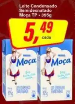 Rede Supermarket Leite Condensado Semidesnatado Moça TP oferta