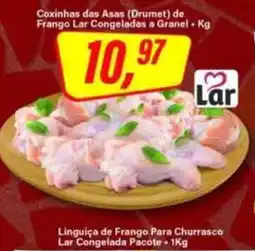 Rede Supermarket Coxinhas das Asas (Drumet) de Frango Lar Congeladas a Granel oferta