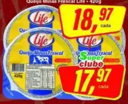 Rede Supermarket Queijo Minas Frescal Life oferta