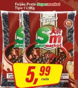 Rede Supermarket Feijão Preto Supermarket oferta