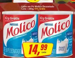 Rede Supermarket Leite em Pó Molico Desnatado oferta