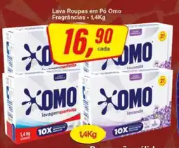 Rede Supermarket Lava Roupas em Pó OMO oferta