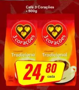 Rede Supermarket Café 3 Corações oferta