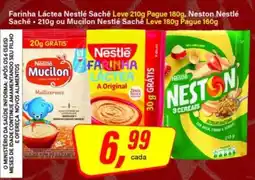 Rede Supermarket Farinha Láctea Nestlé Sachê, Neston Nestlé Sachê ou Mucilon Nestlé Sachê oferta
