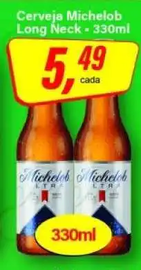 Rede Supermarket Cerveja Michelob Long Neck - 330ml oferta