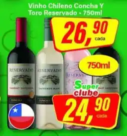 Rede Supermarket Vinho Chileno Concha Y Toro Reservado oferta